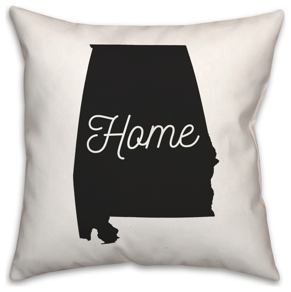 Alabama Home 18x18 Spun Poly Pillow