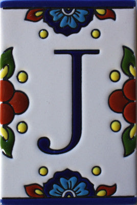 Mission Tile Letter J