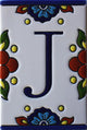 Mission Tile Letter J