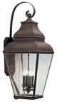 Exeter Outdoor Wall Lantern, Bronze