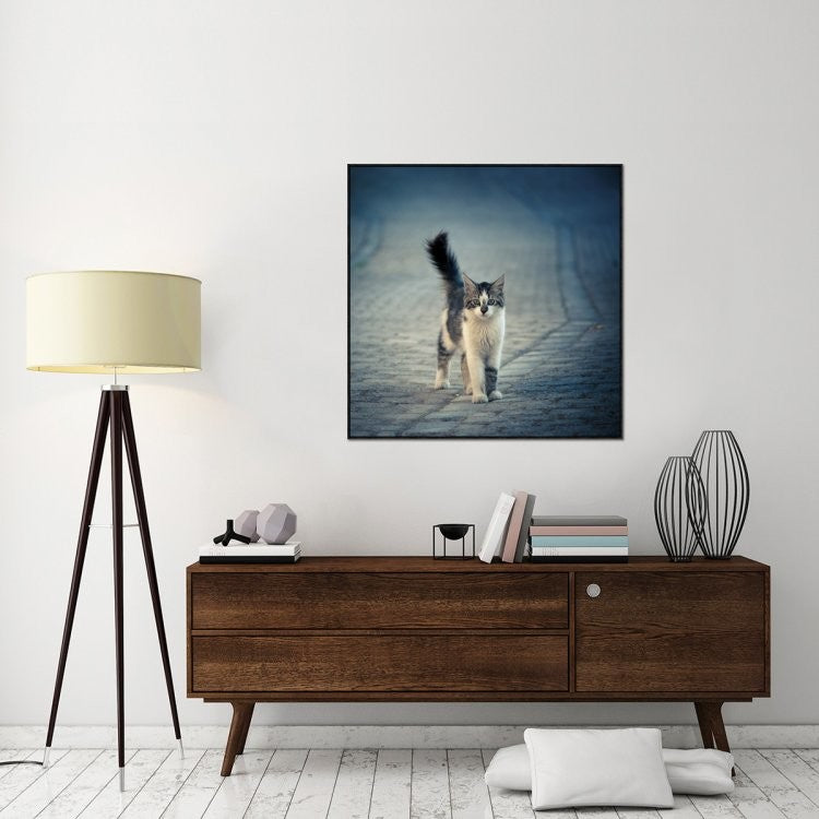 "Little One" Framed Canvas Giclee by Dejan Ilijic, 41x41"