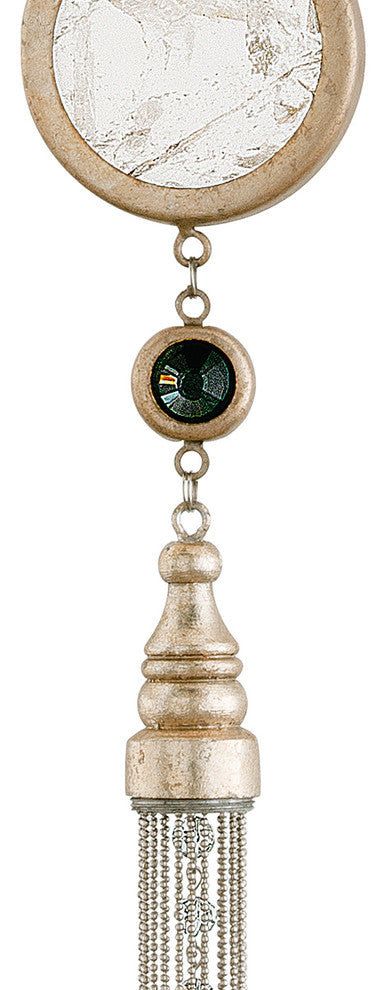 Bliss Wall Sconce, Topaz Leaf Finish, White Pearl Glass Shade