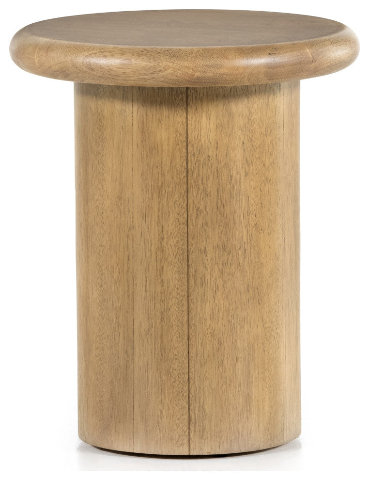 Zach End Table, Burnished Parawood