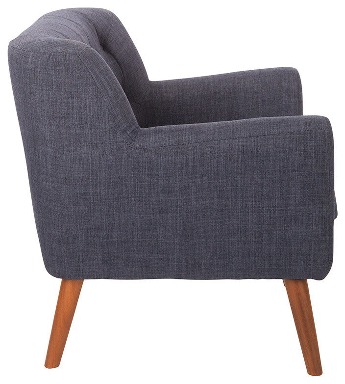 Mill Lane Chair With Coffee Legs, Navy