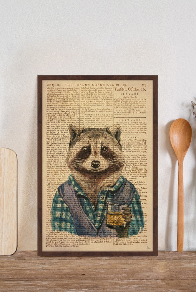 "Scotch Time II" Framed Painting Print, 24"x36"