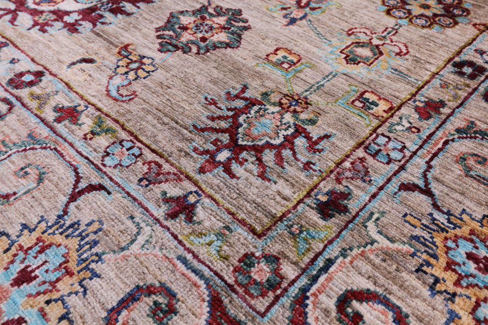 Persian Tabriz Handmade Wool Rug 8' 2" X 9' 10" Q10138