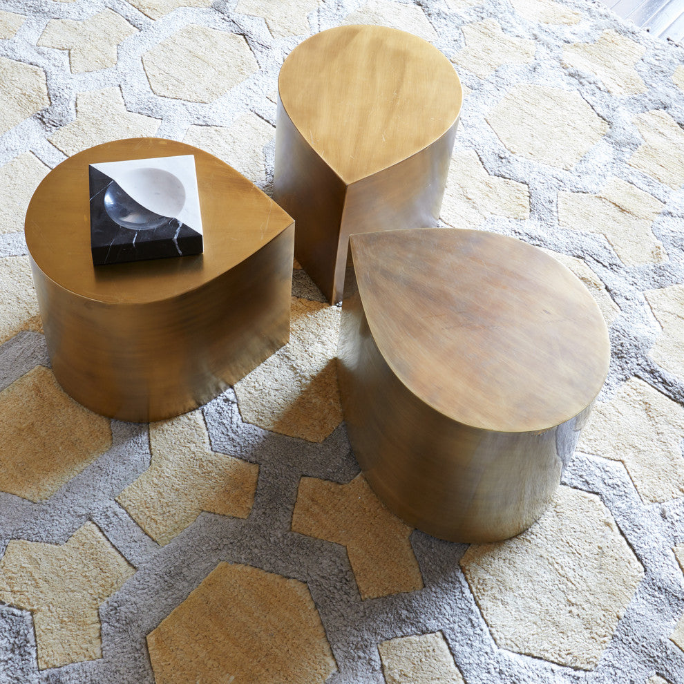Brass Teardrop Table