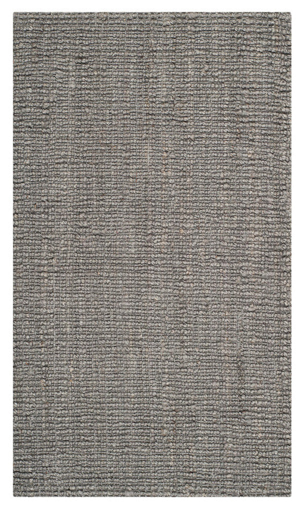 Safavieh Natural Fiber Collection NF447 Rug, Light Grey, 3' X 5'