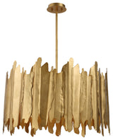 Uttermost Golden Gate 8-Light Industrial Pendant
