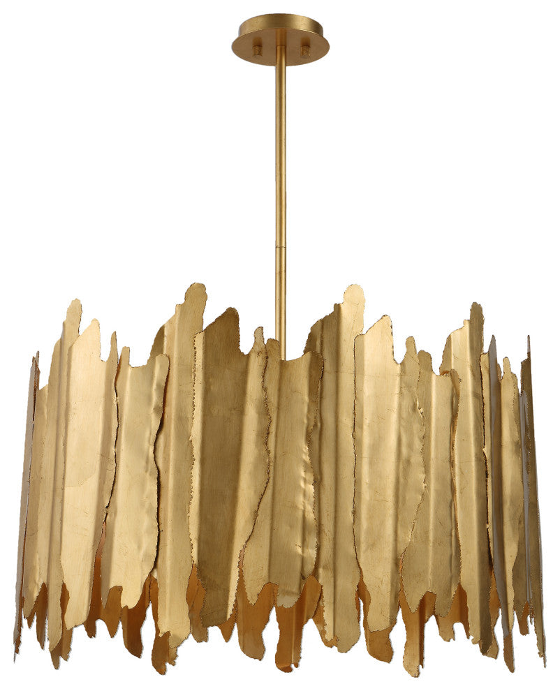 Uttermost Golden Gate 8-Light Industrial Pendant