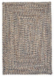 Corsica Rug, Lake Blue, 14"x17" Swatch Sample