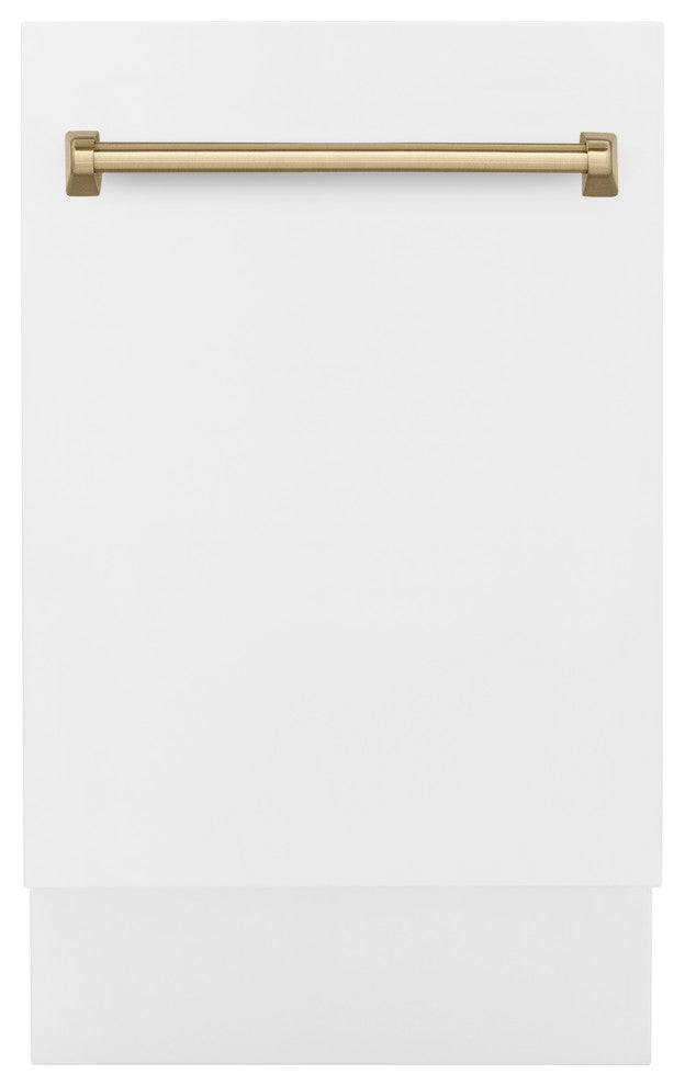 ZLINE 18" Tall Tub Dishwasher, White Matte DWVZ-WM-18-CB
