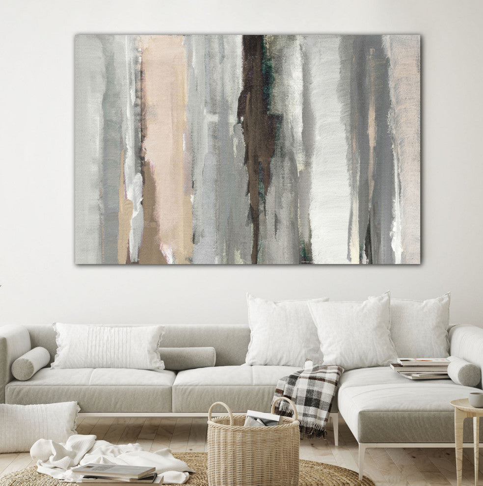 Neutral Splendid Sky Abstract - 72 x 48 by Lanie Loreth