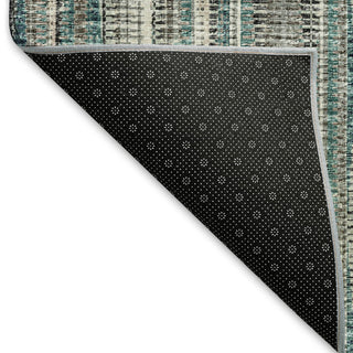 Premium Machine Washable Mayfield AMF31 Peacock 8' x 8' Round Rug