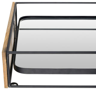 Surya Obsidian Mirror 37"H X 19"W X 5"D