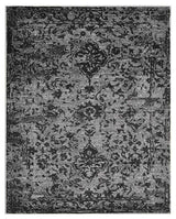 MACHINE MADE HEATSET POLYPROPYLENE AREA RUGS -Silver Color,Contemporary Design, [Rectangle] 5'x8'
