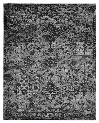 MACHINE MADE HEATSET POLYPROPYLENE AREA RUGS -Silver Color,Contemporary Design, [Rectangle] 5'x8'
