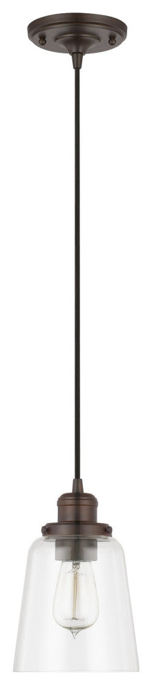 Capital Lighting Fallon 1-Light Pendant 3718BB-135