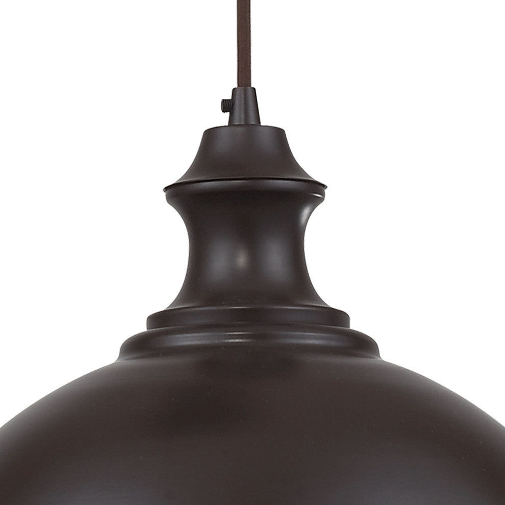 Farmhouse Oiled Bronze Pendant