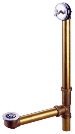 Kingston Brass 16" Trip Lever Waste and Overflow Drain, Polished Chrome