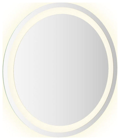 vidaXL LED Bathroom Mirror Wall Mounted Bathroom Vanity Mirror with Lights Round