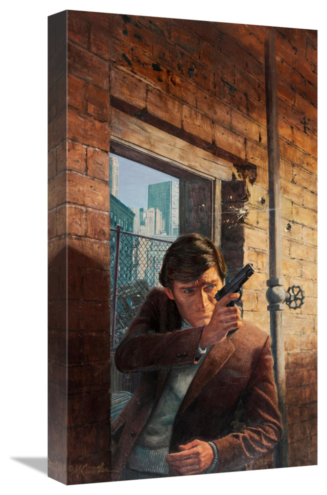 "Dagger - The Centaur Conspiracy" Canvas by Mort Kunstler, 13x22"
