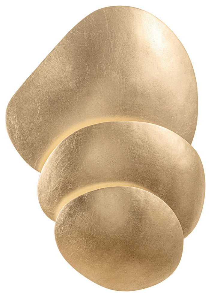 Akemi 3 Light Sconce, Steel