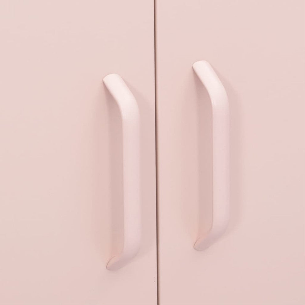 Vidaxl Storage Cabinet Pink 31.5"x13.8"x40" Steel