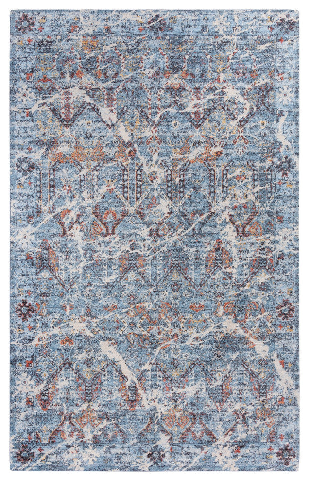 Rizzy Home OVA105 Ovation Area Rug 9'x12' Blue/Beige