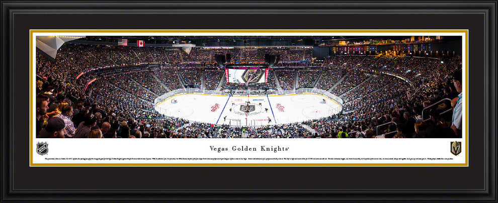 Vegas Golden Knights -Inaugural Game, Deluxe Frame