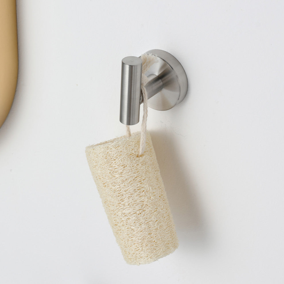 Elizabeth J-Hook Robe Hook in Satin Nickel