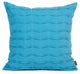 Aqua Blue Hand Crafted Pintuck Accent Throw Pillow Cover