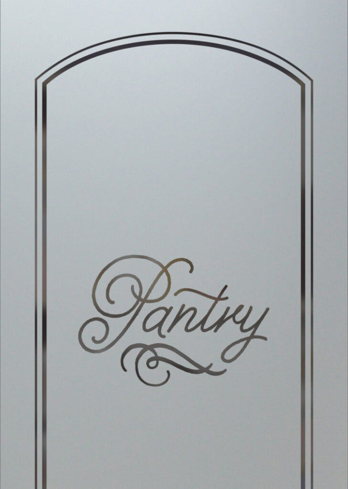 Pantry Door - Melany - Primed - 24" x 96" - Knob on Left - Pull Open