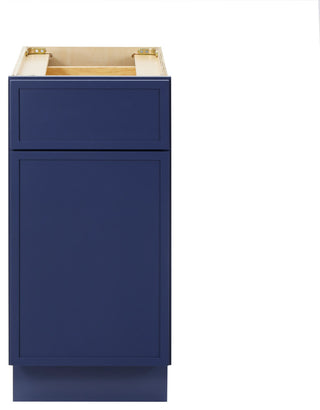 Vanity Art Birch Plywood Single Base Storage Cabinet, Blue, 15"