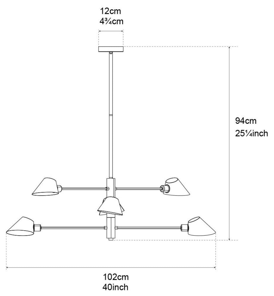 BAZZ CAN FUGIO Pendant Light 2400 Lumens-2700K (Bulb Included)