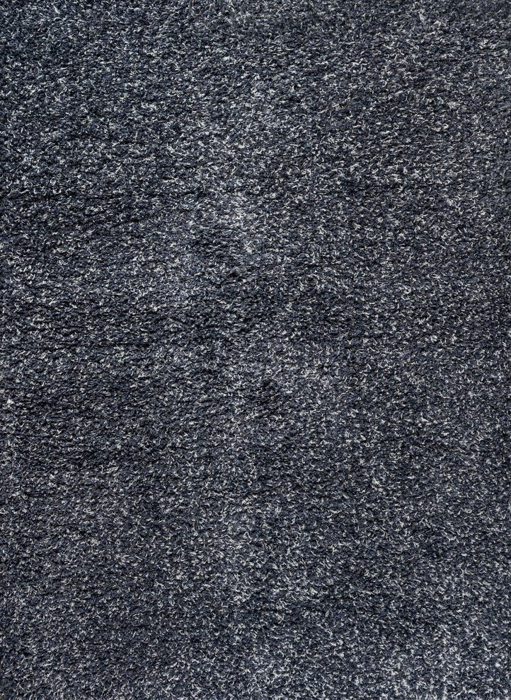 Mercer Shag Plush Area Rug, Denim Blue, 3 X 5