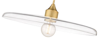 Zlite 821P24-OBR 1-Light Pendant, Clear