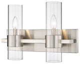 Zlite 343-2V-BN 2-Light Vanity, Clear