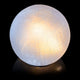 Cream Textured Glass Gazing Globe with LED Lights