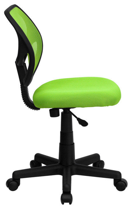 Flash Furniture Mid-Back Green Mesh Task Chair and Computer Chair