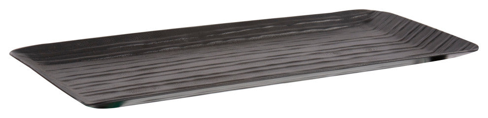 Chiseled Black Tray, Small