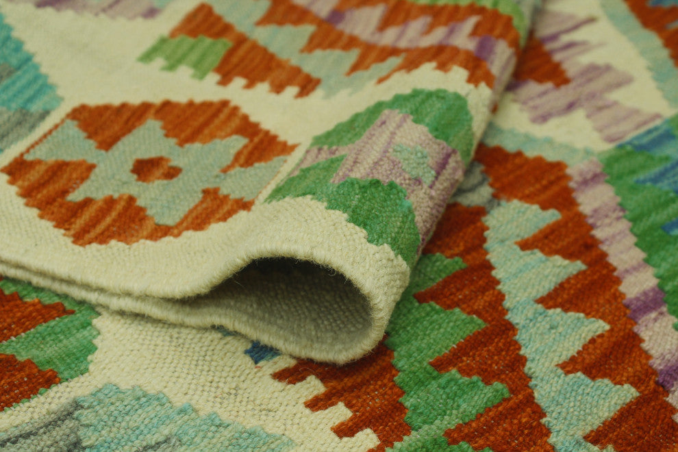 Sangat Kilim Lamont Ivory Rug