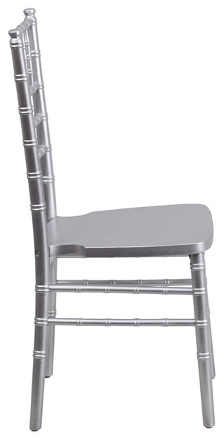 HERCULES Series Silver Wood Chiavari Chair