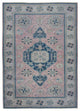 Rug N Carpet - Handmade Oriental 9' 7" x 13' 5" Unique Oushak Area Rug