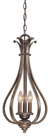 Vaxcel Monrovia 3 Light Pendant in Royal Bronze
