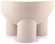 Round Coated Coffee Table, By-Boo Ollie, White