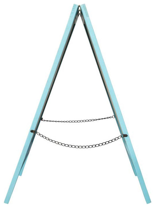 30" x 20" A-Frame Magnetic Indoor/Outdoor Double Sided Chalkboard-Robin Blue