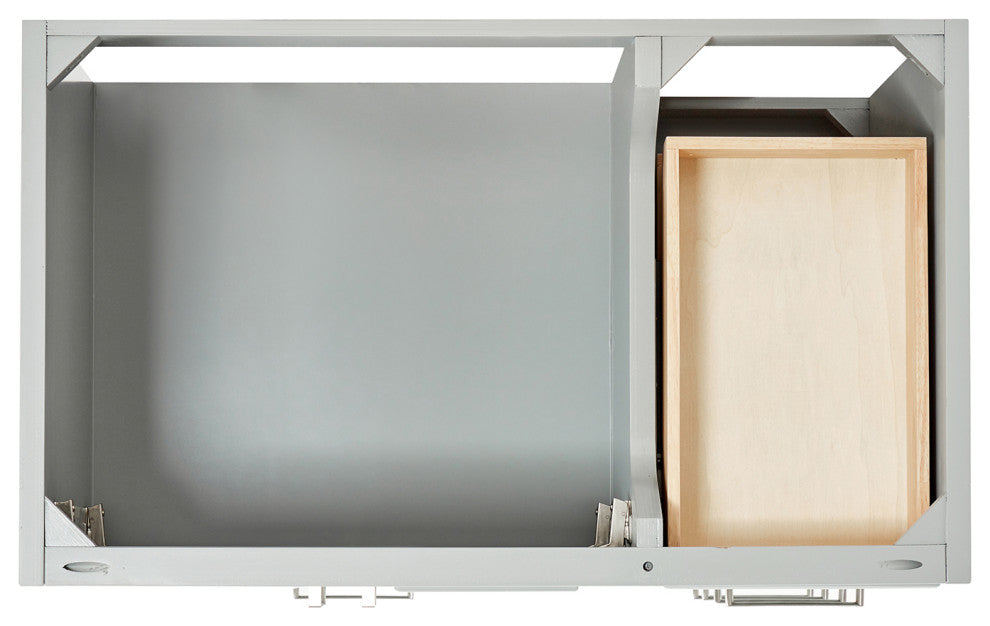 Ariel Stafford 37" Single Left Offset Rectangle Sink Bathroom Vanity