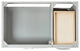 Ariel Stafford 37" Single Left Offset Rectangle Sink Bathroom Vanity