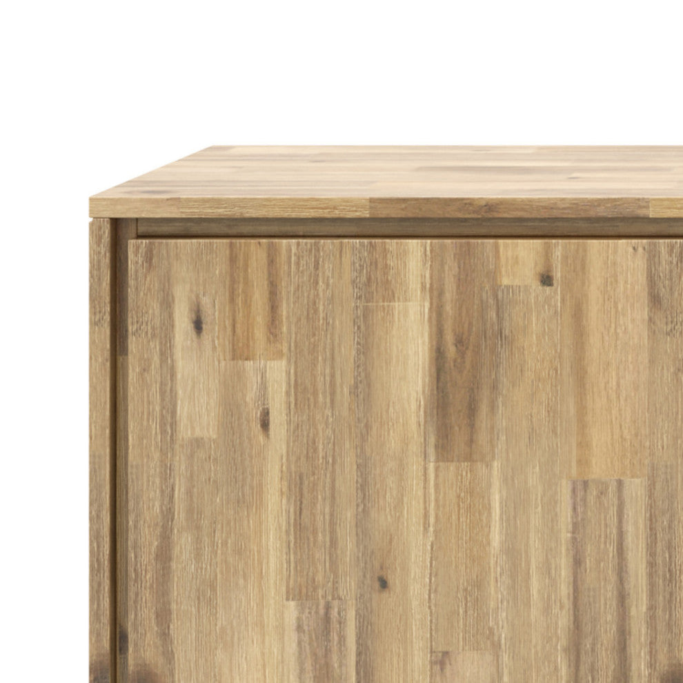 Lowry Sideboard Buffet, Distressed Golden Wheat